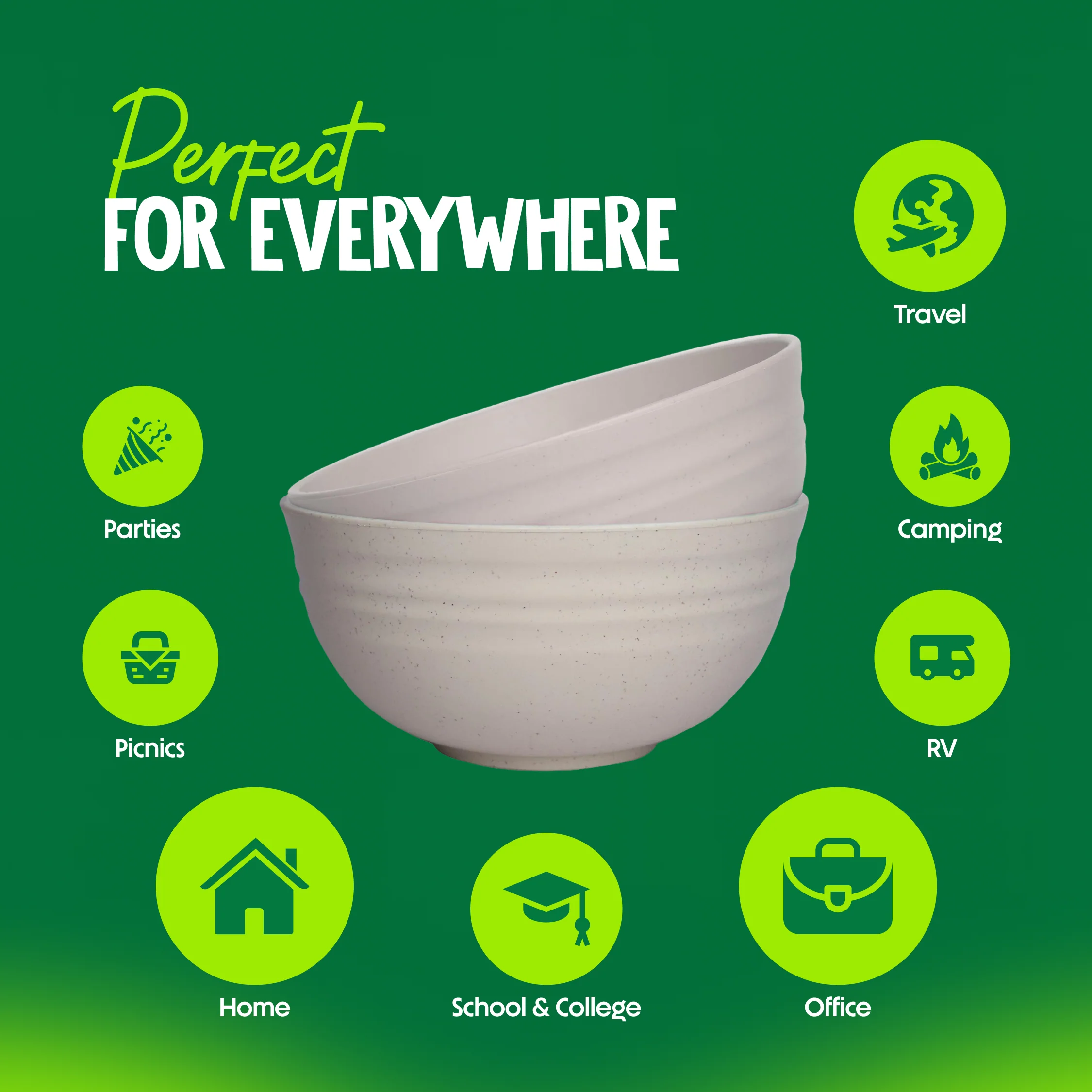 Alpino Cereal Super Bowl | Unbreakable | dishwasher and microwave safe | BPA Free 800ml X 2 - Image 5