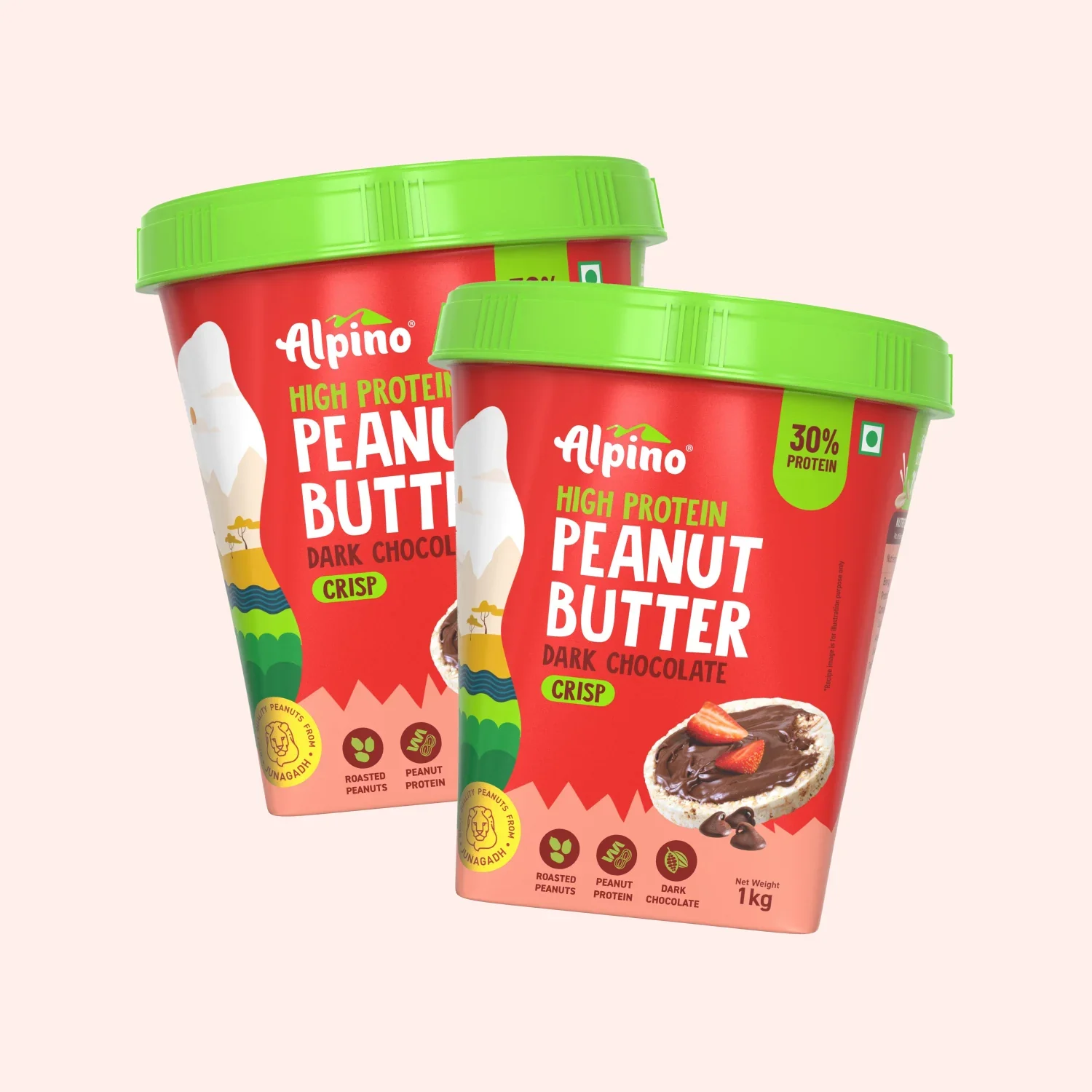 High Protein Dark Chocolate Peanut Butter Crisp - Image 17