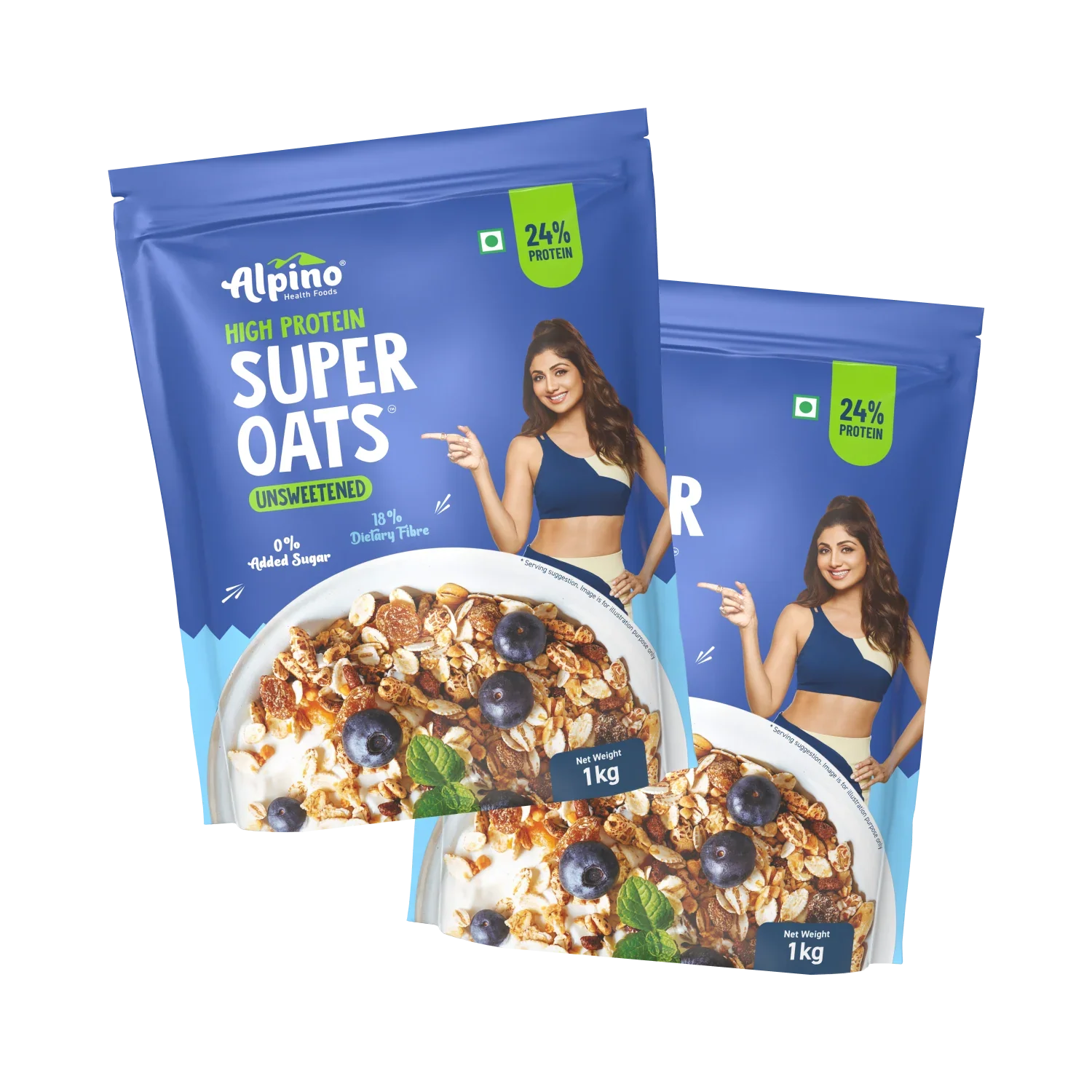 High Protein Super Rolled Oats Unsweetened 1kg - Image 15