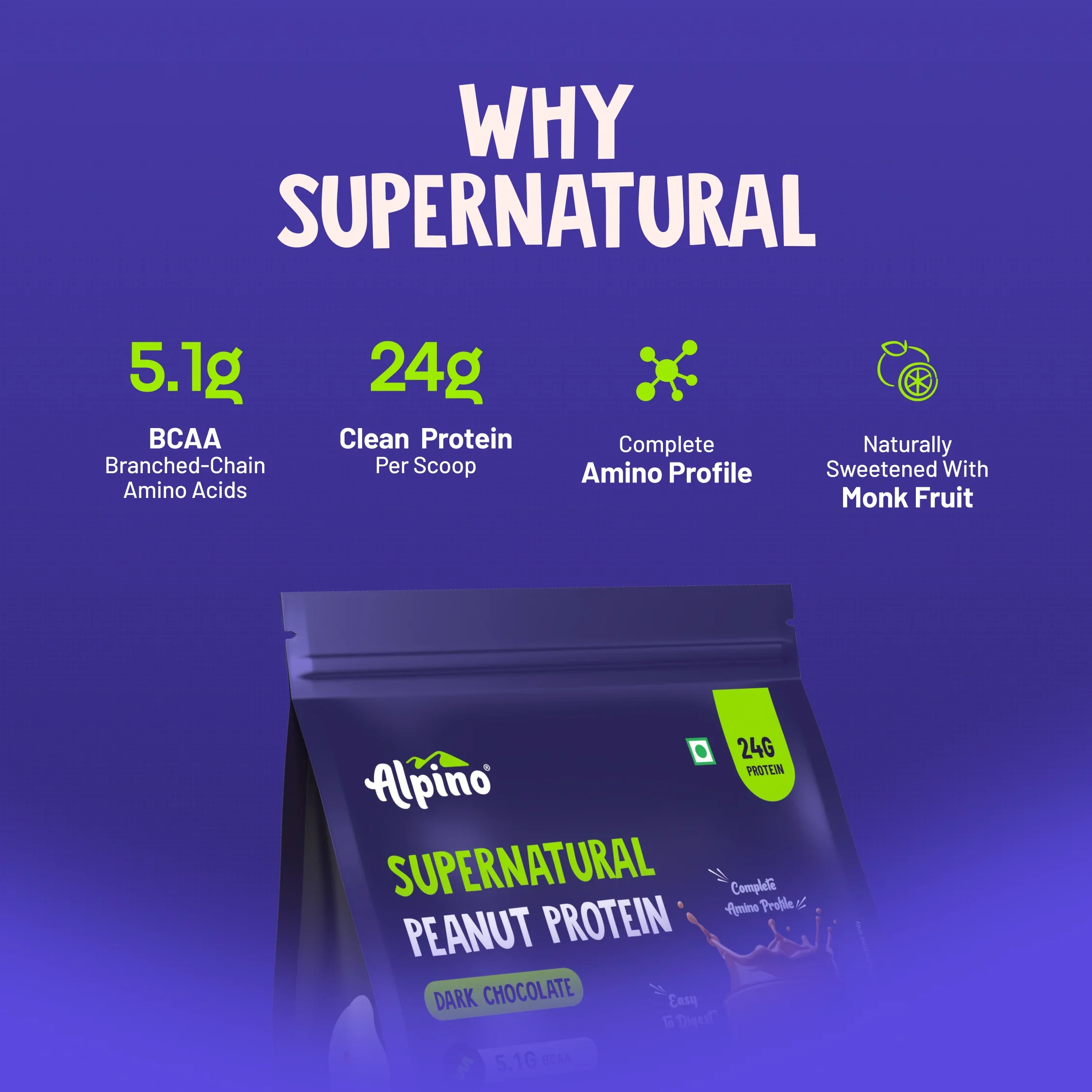 Supernatural Peanut Protein Powder Dark Chocolate - Image 6